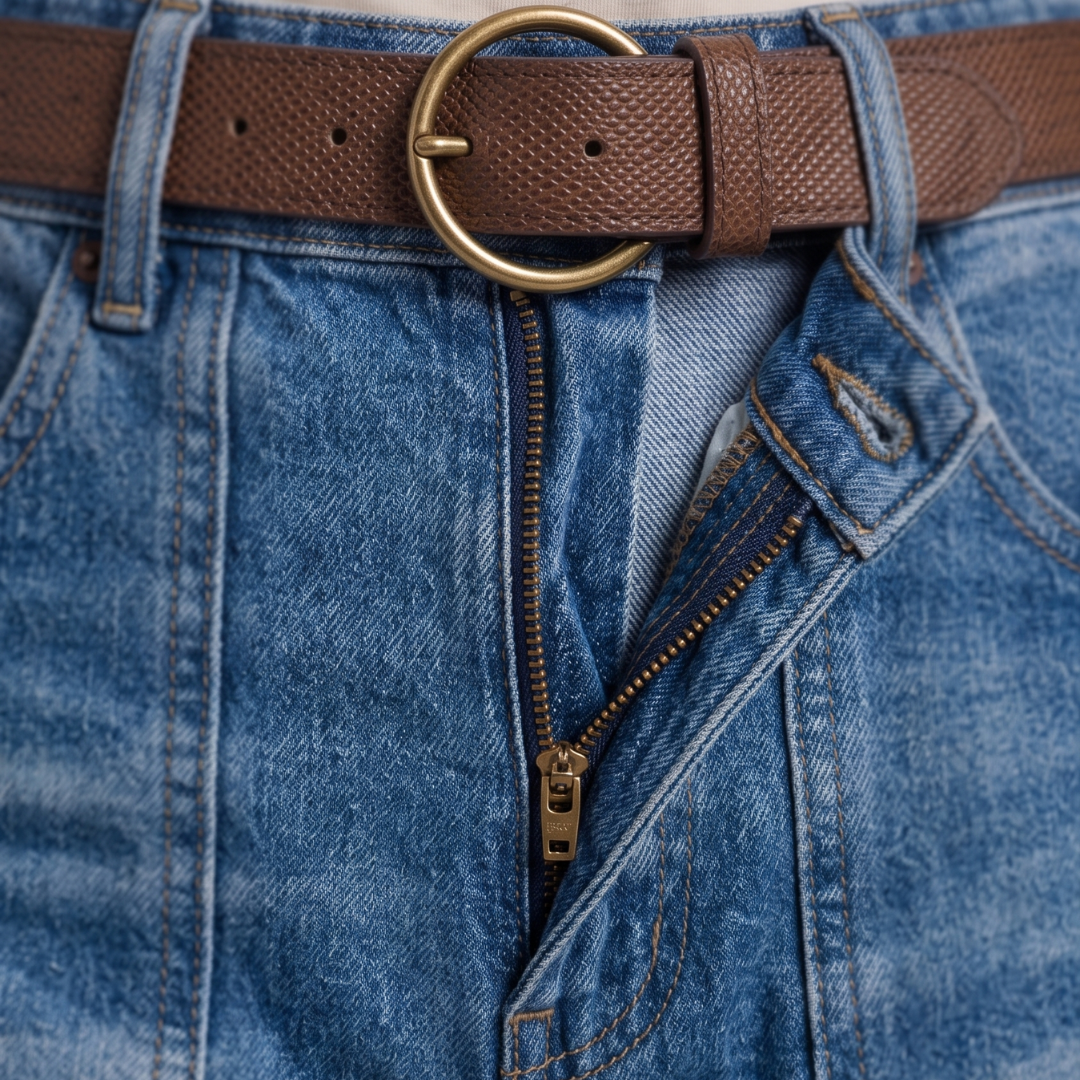 ECLAVA | Women’s High Rise Straight Leg Crop Jeans