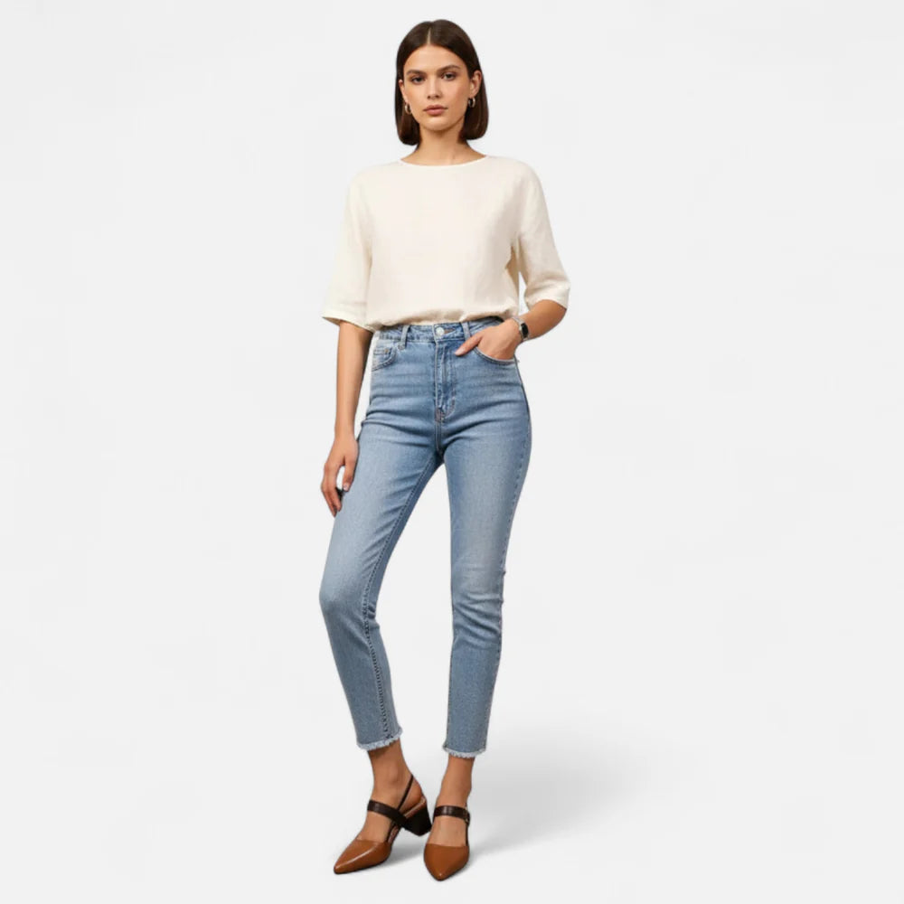 ECLAVA | Women’s Genuine Leather Chunky Sandals