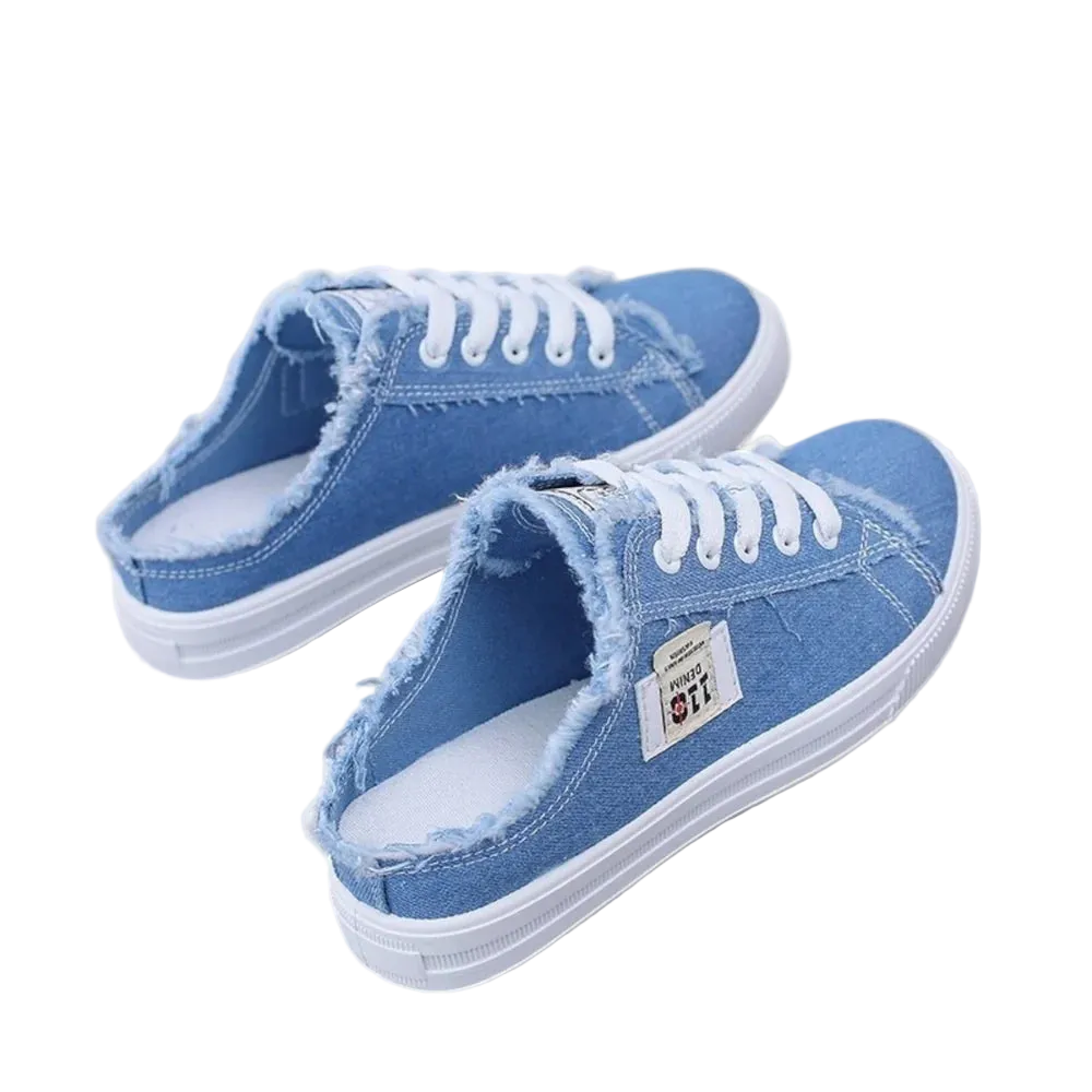 ECLAVA | Women’s Low‑Top Canvas Sneakers