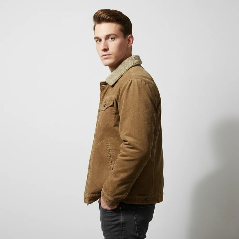 ECLAVA | Men’s Corduroy Warm Jacket