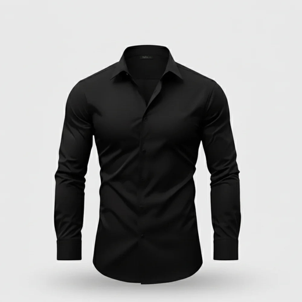 ECLAVA | Men’s Long Sleeve Polished Shirt
