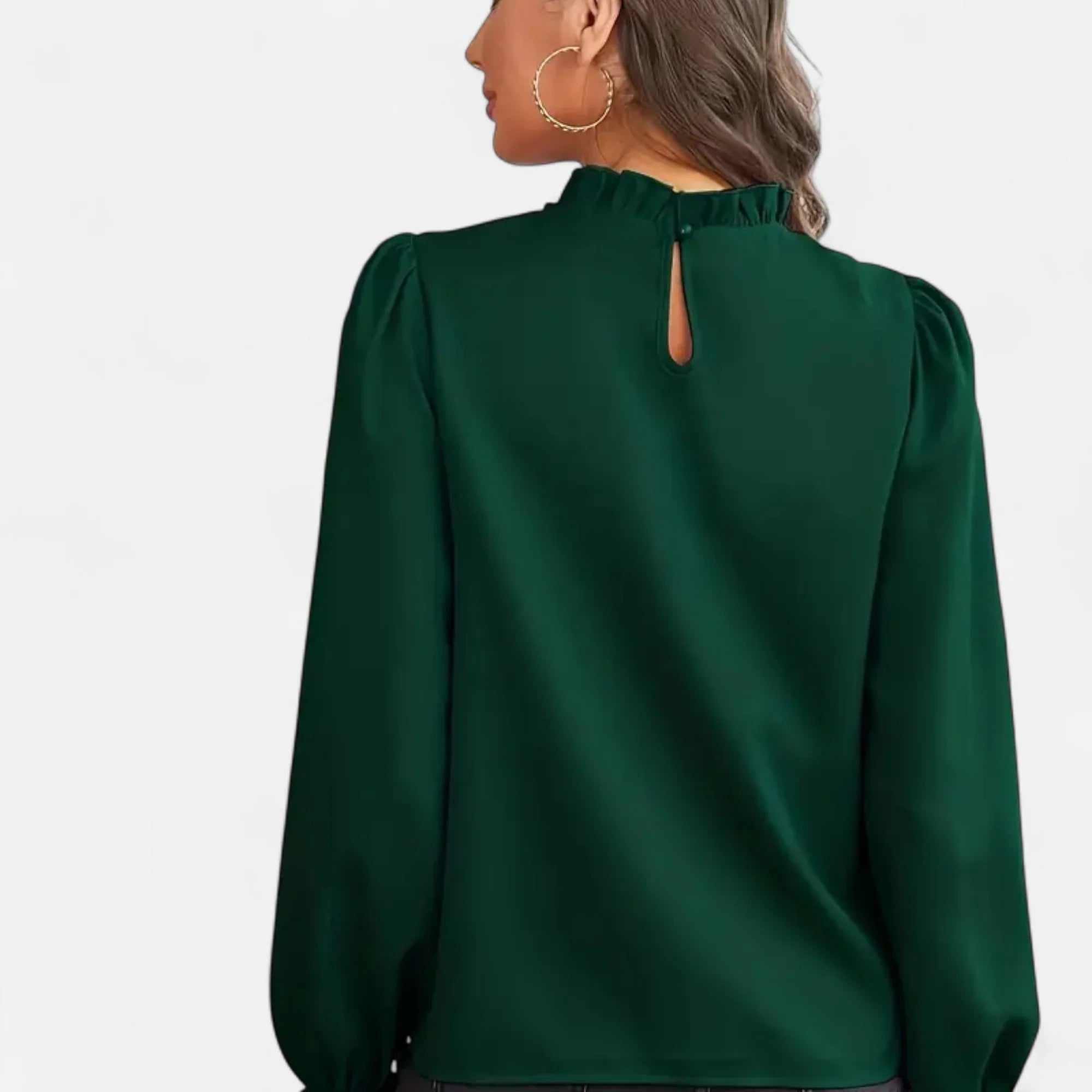 ECLAVA | Women’s Ruffle Collar Blouse