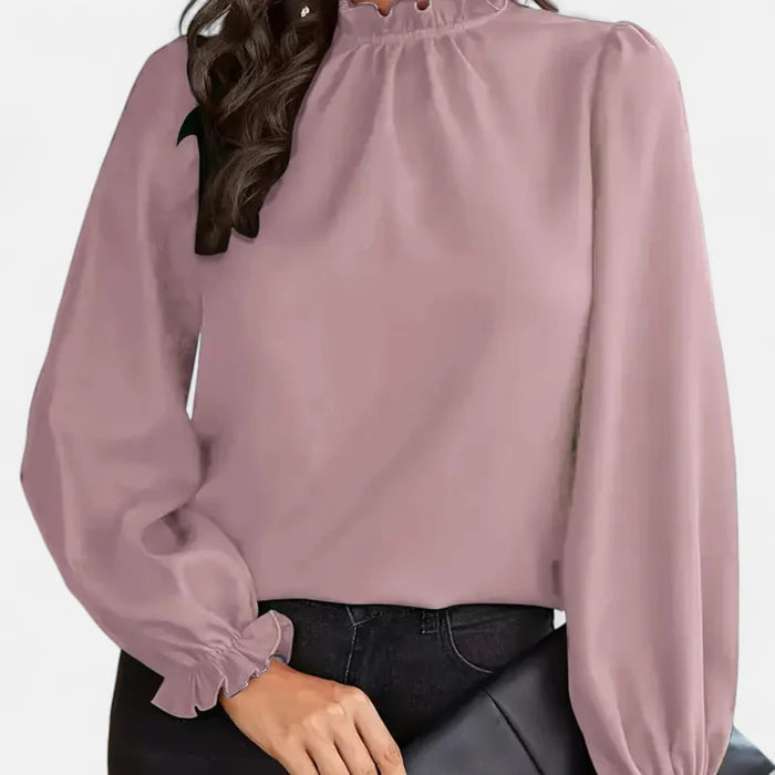 ECLAVA | Women’s Ruffle Collar Blouse
