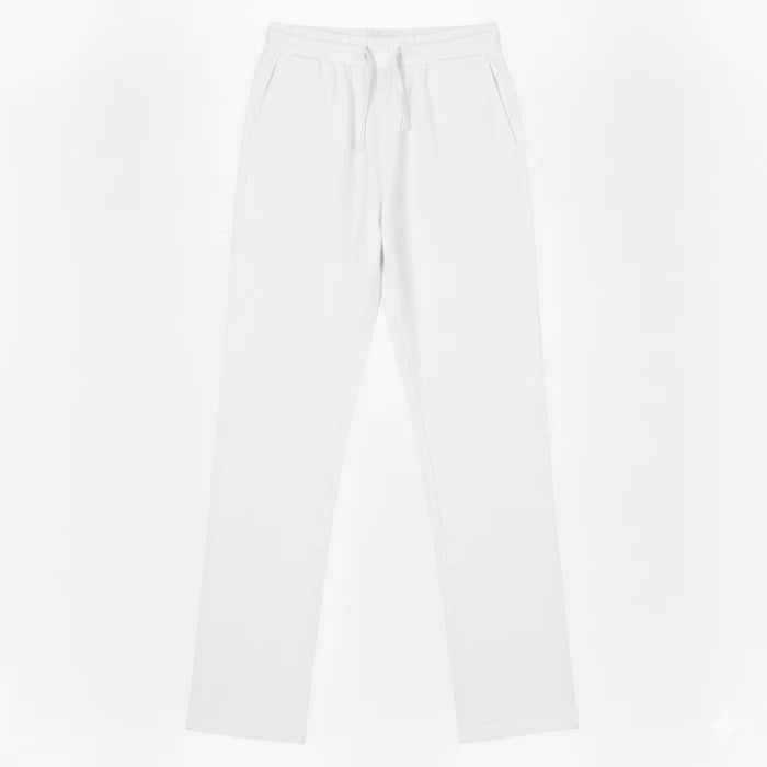 ECLAVA | Men’s Cotton Linen Straight-Leg Trousers