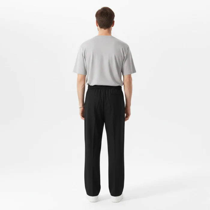ECLAVA | Men’s Silk‑Ice Casual Trousers