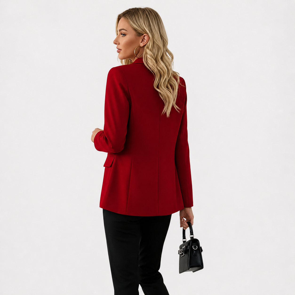 ECLAVA | Women’s Classic Single-Breasted Blazer