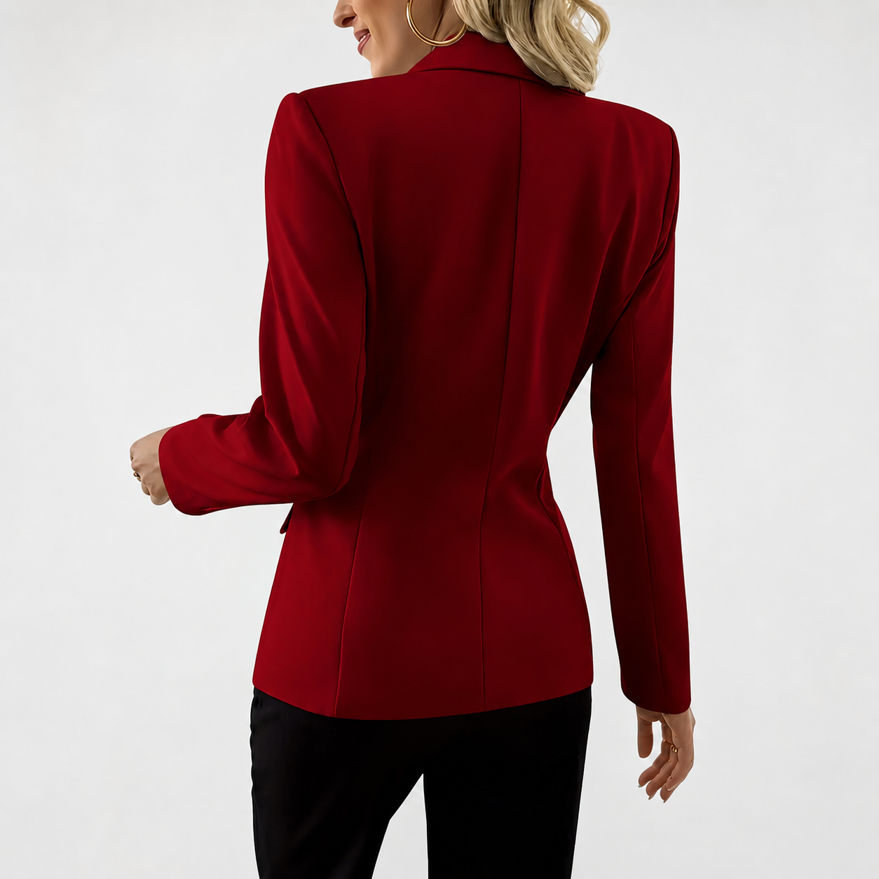 ECLAVA | Women’s Classic Single-Breasted Blazer