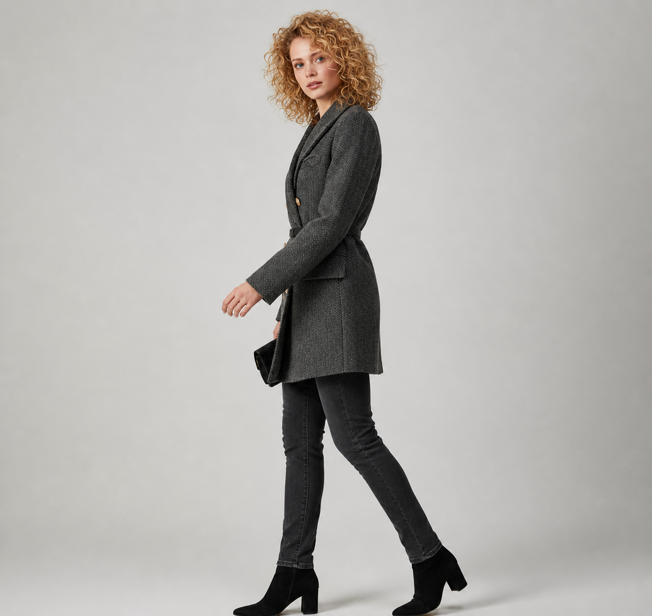 ECLAVA | Women’s Wool-Blend Padded Jacket