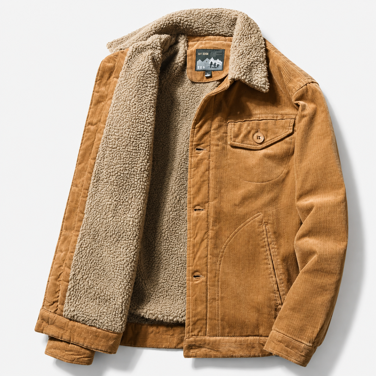 ECLAVA | Men’s Corduroy Warm Jacket