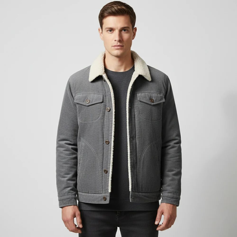 ECLAVA | Men’s Corduroy Warm Jacket