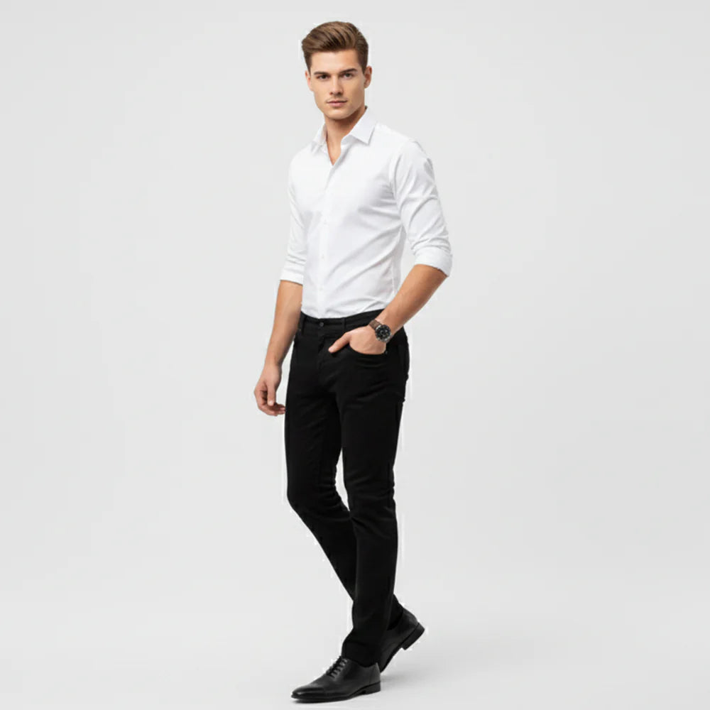 ECLAVA | Men’s Long Sleeve Polished Shirt