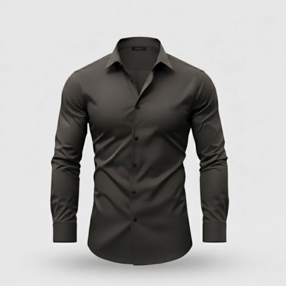 ECLAVA | Men’s Long Sleeve Polished Shirt