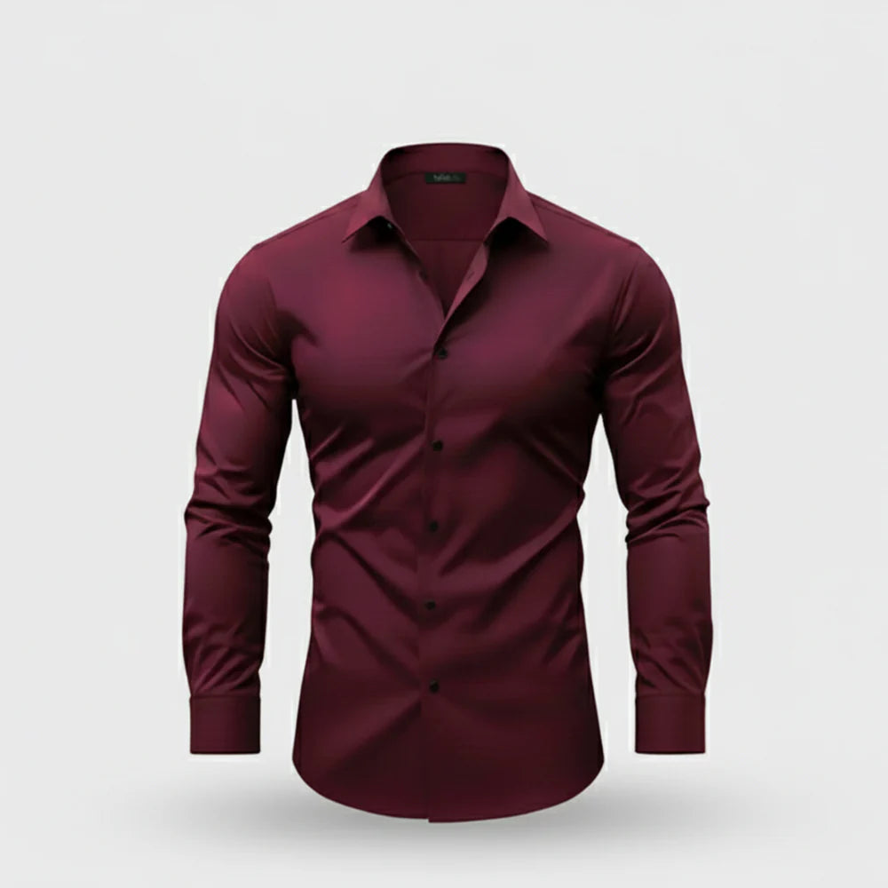 ECLAVA | Men’s Long Sleeve Polished Shirt