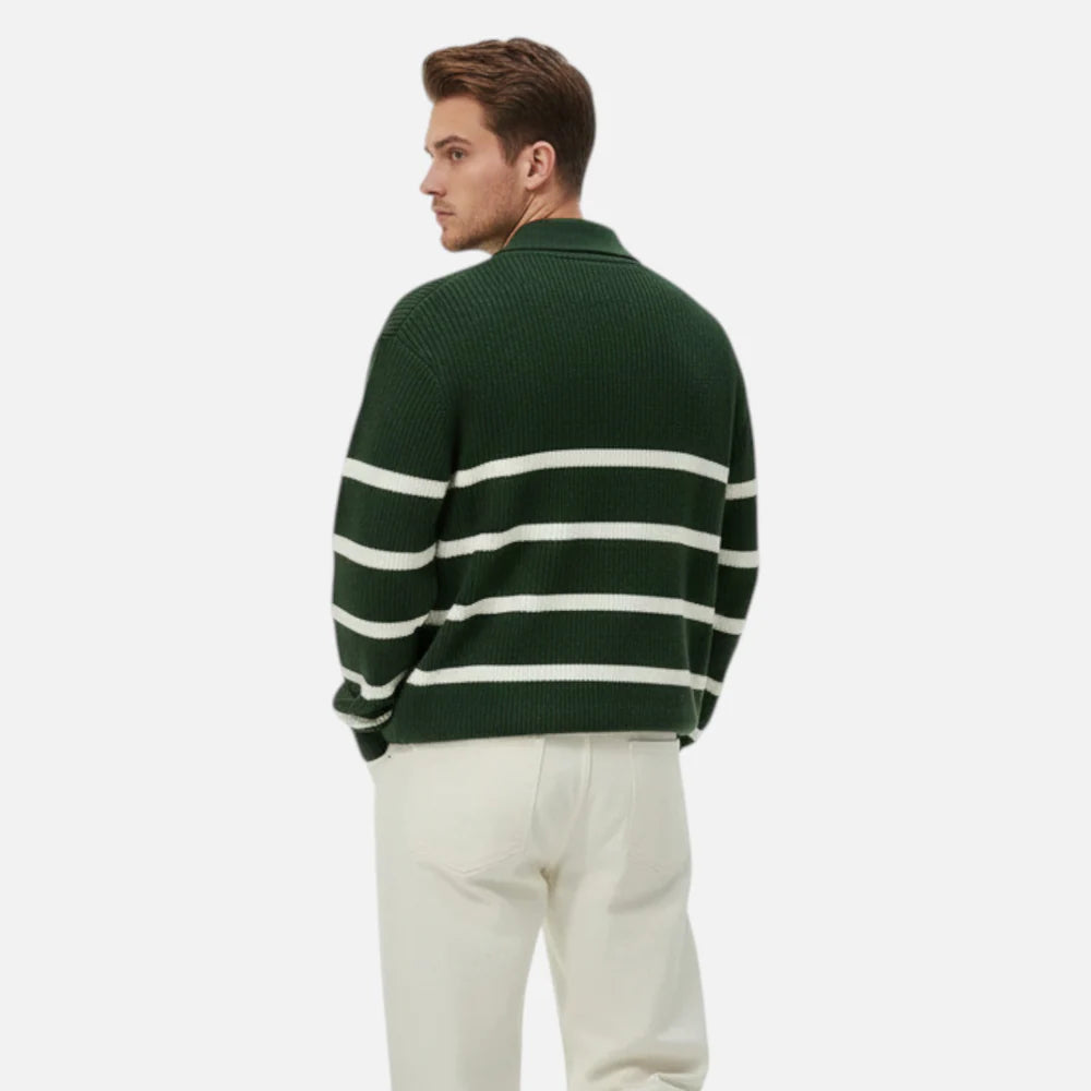 ECLAVA | Men’s Striped Knitwear Sweater