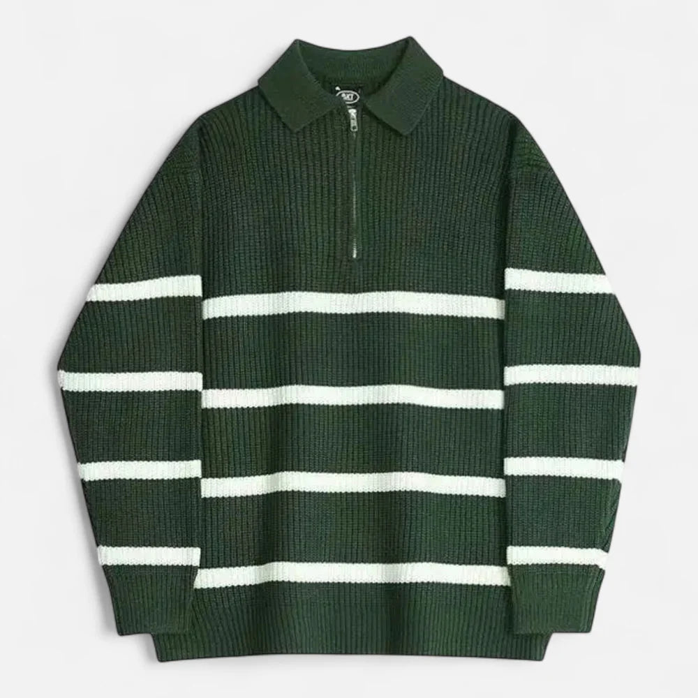 ECLAVA | Men’s Striped Knitwear Sweater
