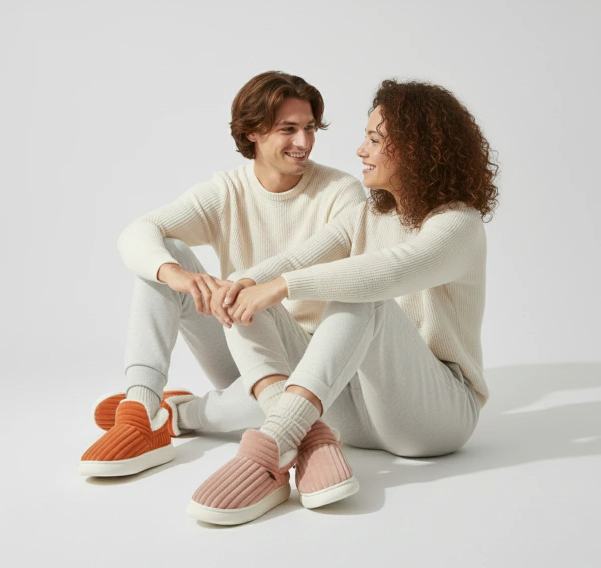 ECLAVA | Unisex Indoor Plush Slippers