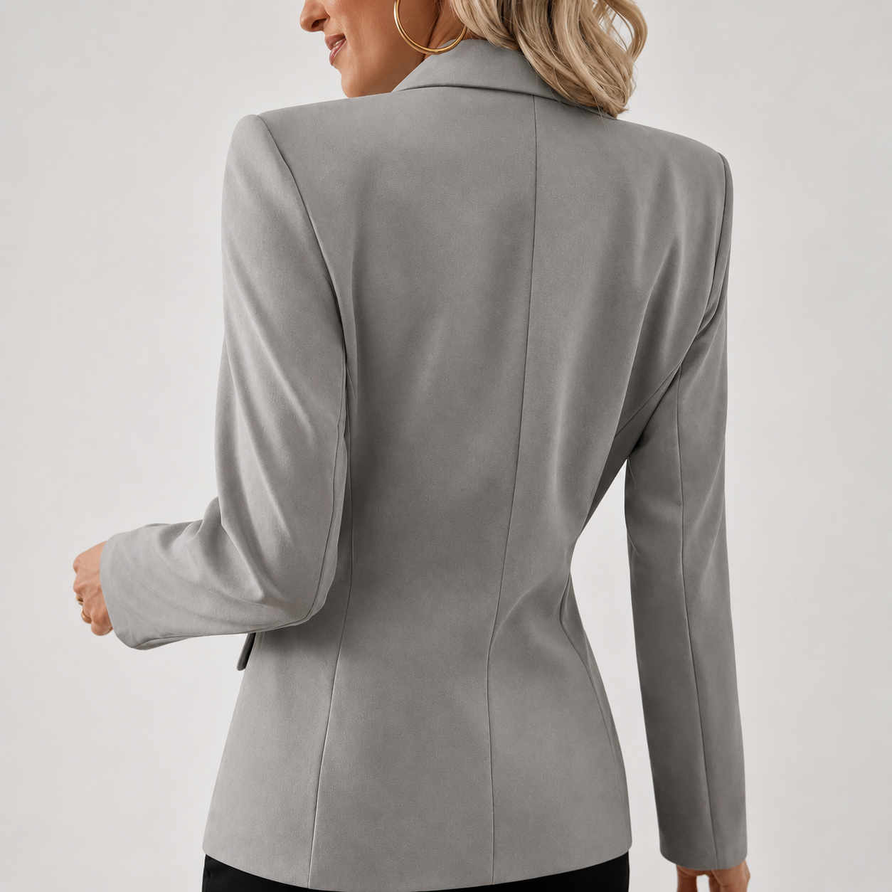 ECLAVA | Women’s Classic Single-Breasted Blazer