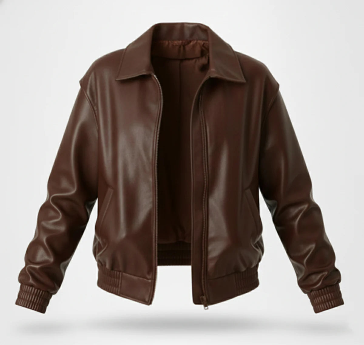 ECLAVA | Women’s Faux Leather Classic Moto Jacket