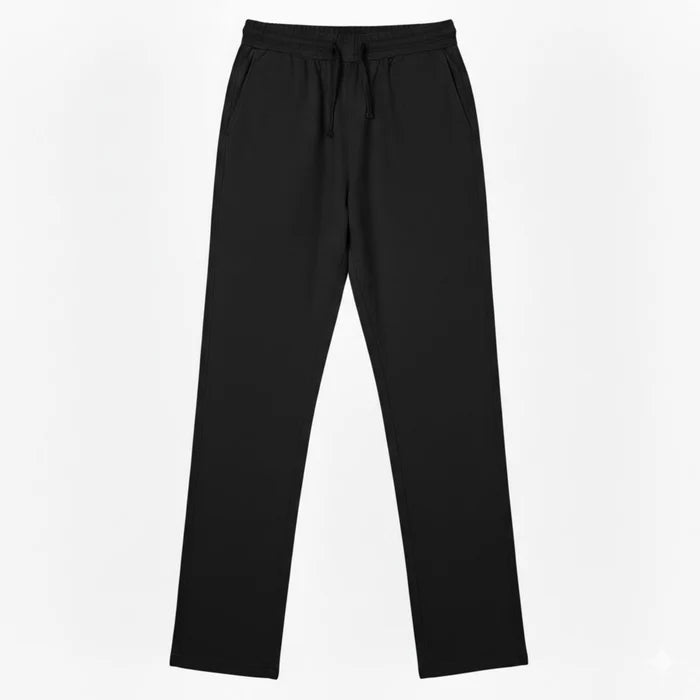 ECLAVA | Men’s Cotton Linen Straight-Leg Trousers