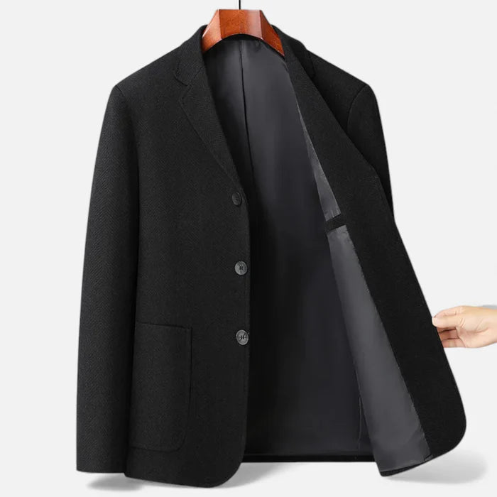 ECLAVA | Men’s Herringbone Wool Blazer