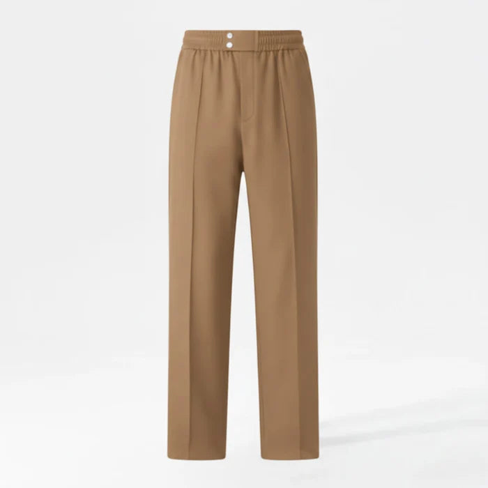 ECLAVA | Men’s Silk‑Ice Casual Trousers