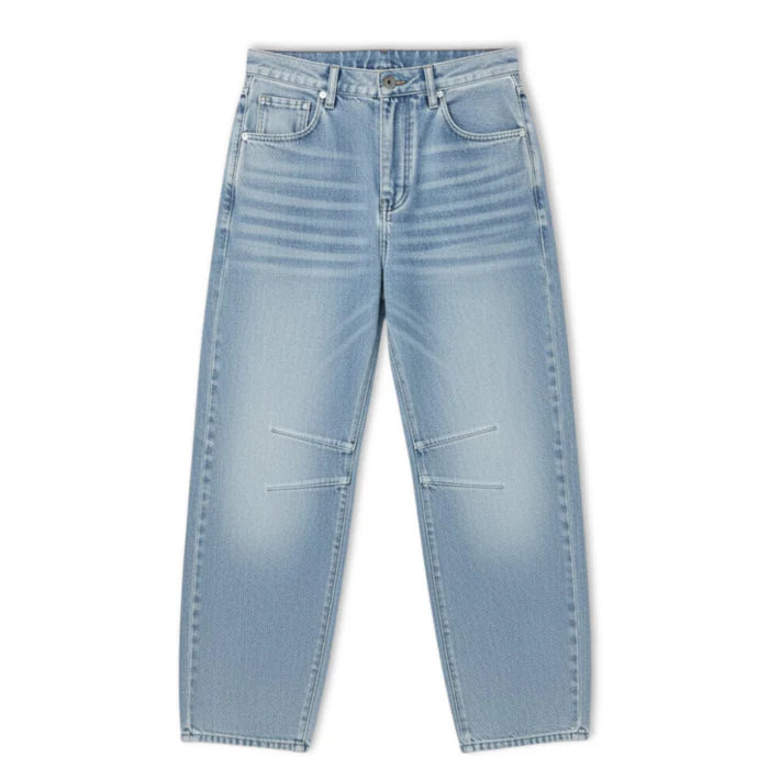 ECLAVA | Women’s Vintage Spliced Straight Jeans